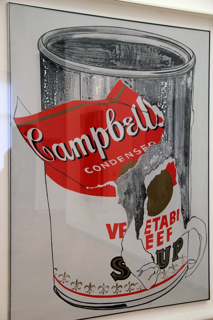 Big Torn Campbell's Soup Can (Vegetable Beef)